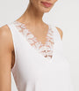 Hanro Ivory Lace-Trim Cotton Kalea Nightdress