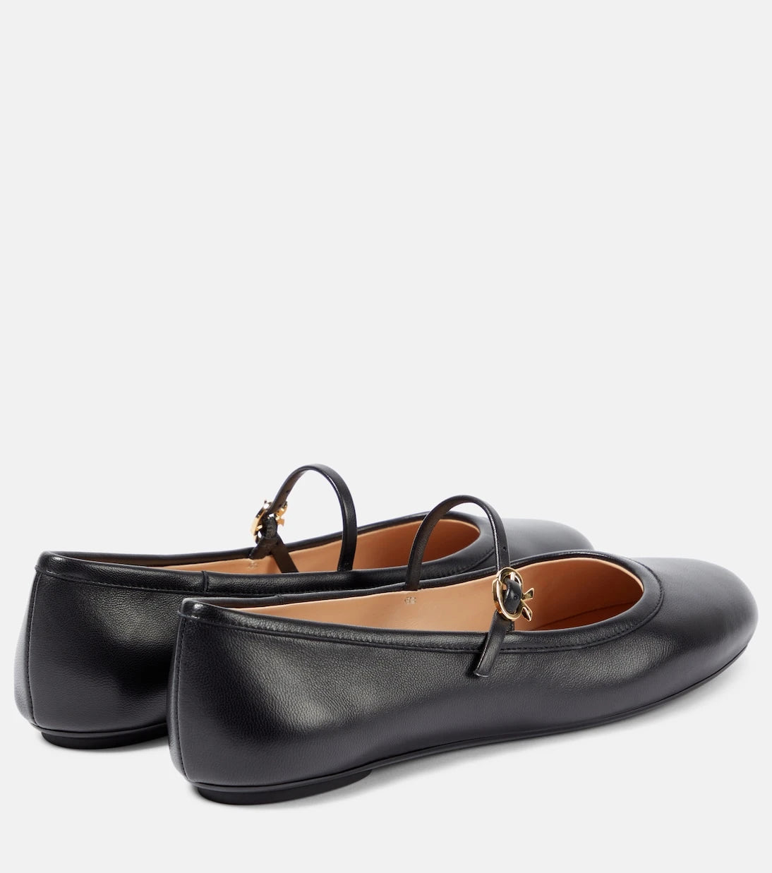 Gianvito Rossi - Carla leather Mary Jane ballet flats