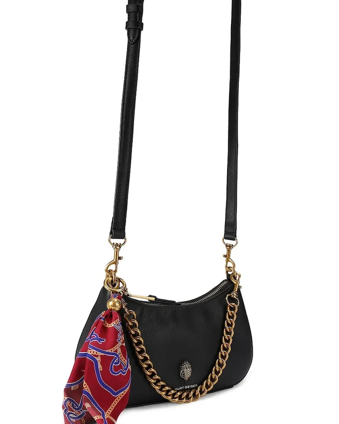 Kurt Geiger London kadın deri crossbody çanta SLOANE HOBO