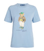 Polo Ralph Lauren Blue Cotton Polo Bear T-Shirt