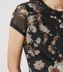 Floral Print Ellie T-Shirt ARMADA BLACK