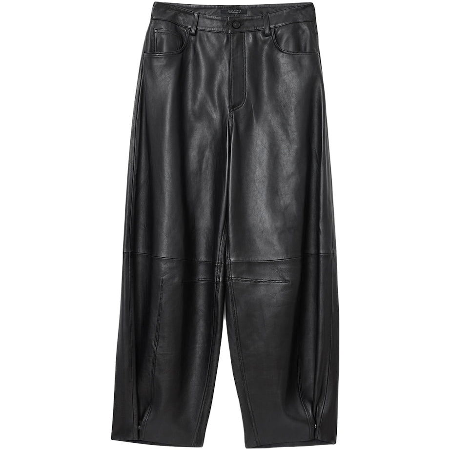 Black Leather Jett Lea Trousers