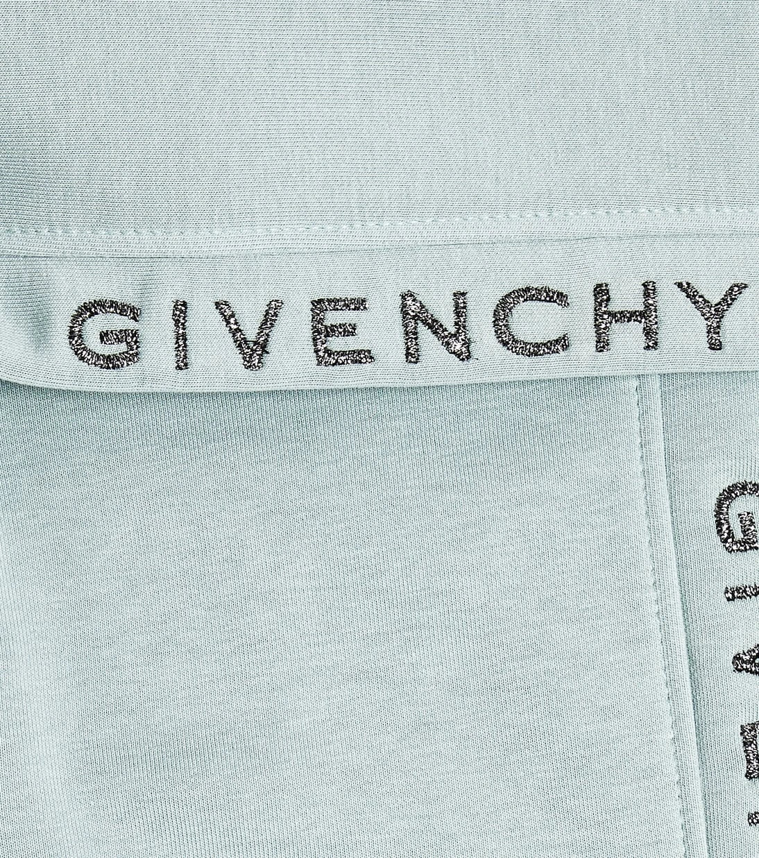 Givenchy Kids - بنطال رياضي جيرسي من مزيج القطن بشعار الماركة