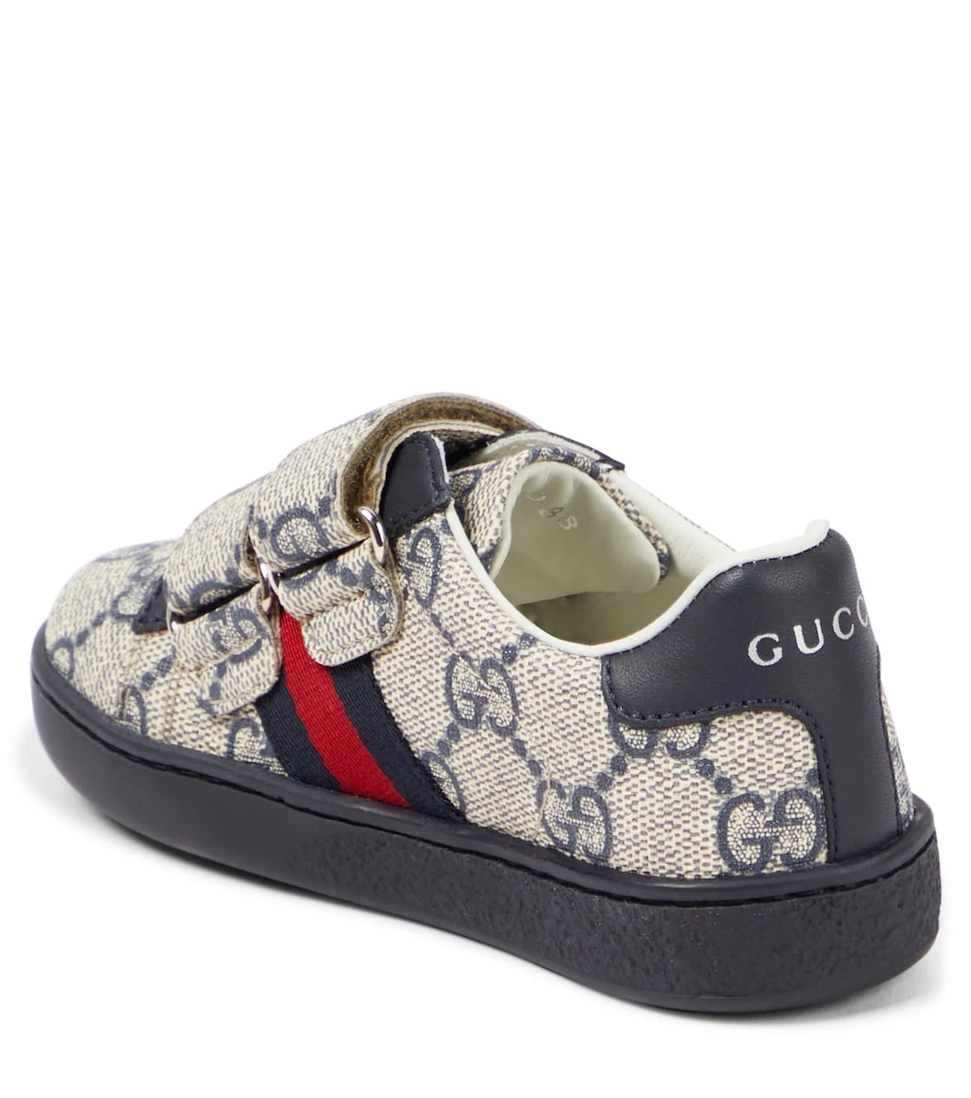 Gucci Kids - أحذية رياضية GG مزينة بالجلد