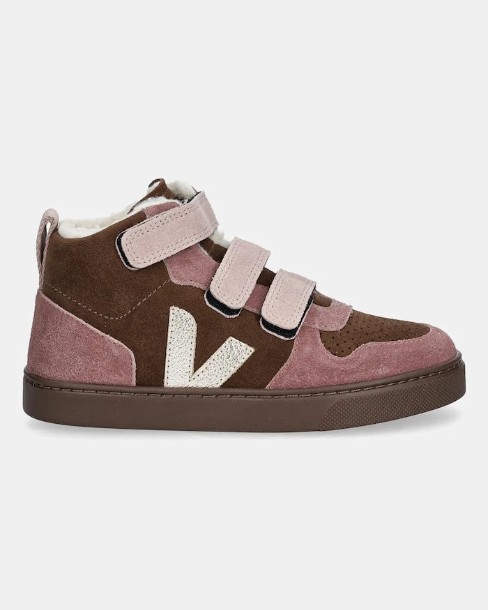 Veja Small V-10 Mid Winter Çocuk Süet Kışlık Ayakkabılar