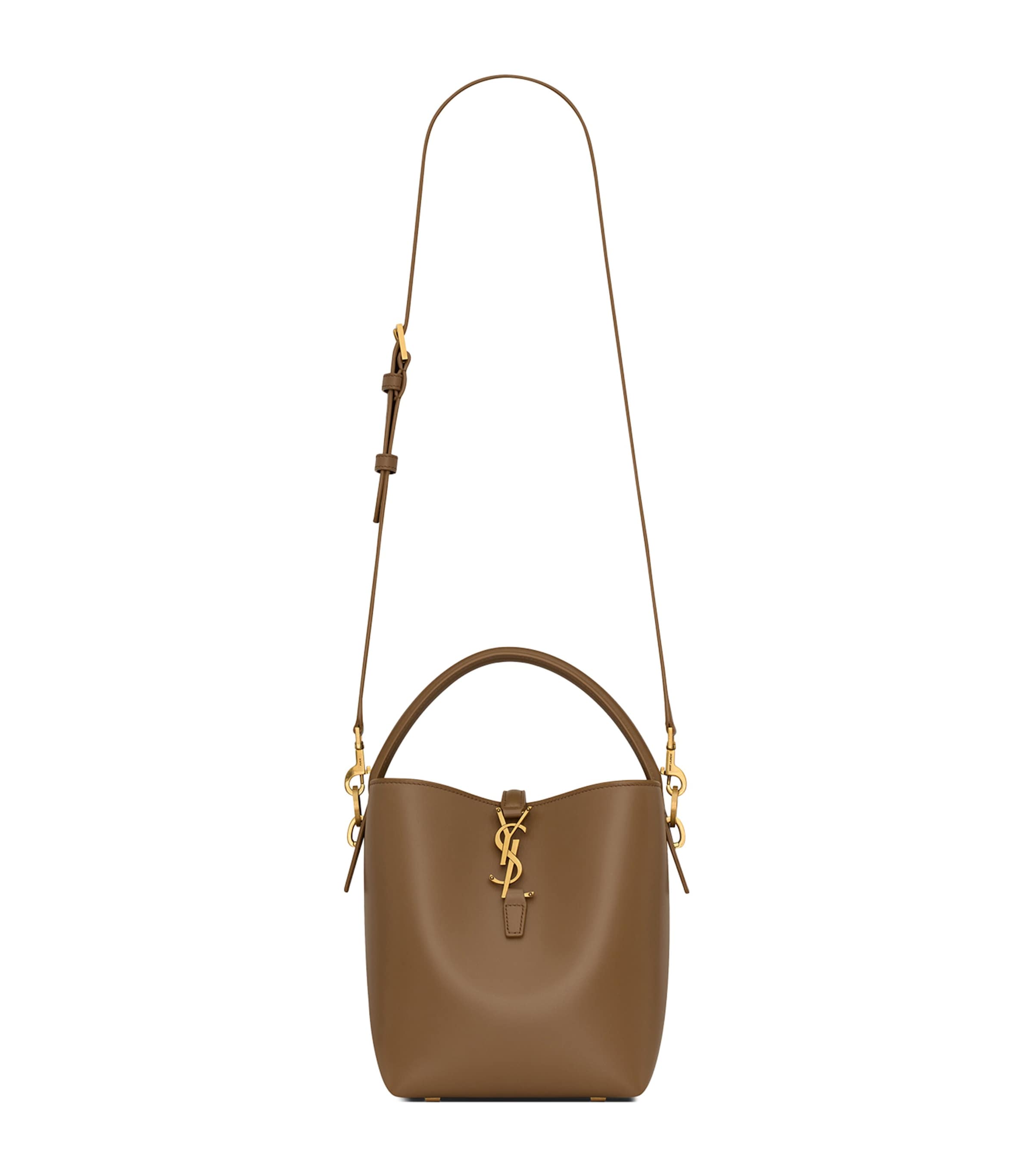 Beige Small Le 37 Bucket Bag