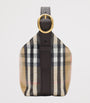 Burberry Leather Check Shoulder Bag