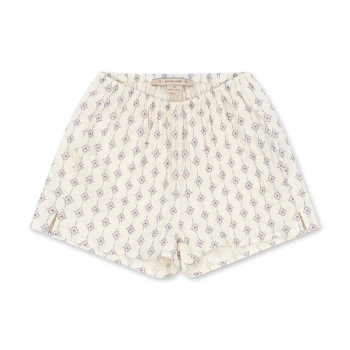 Konges Sløjd Çocuk Pamuklu Ava Slit Shorts GOTS