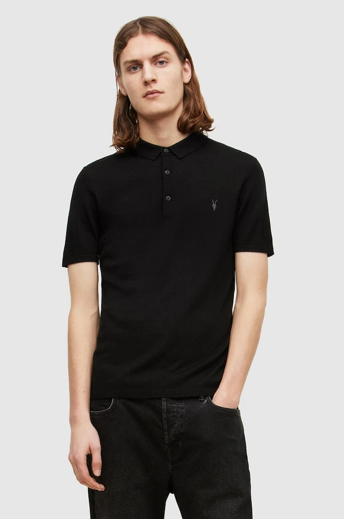 Тениска с яка AllSaints
