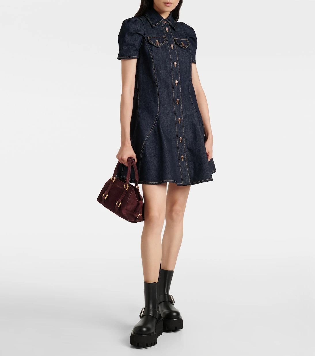 McQueen - Sofa Buckle leather ankle boots