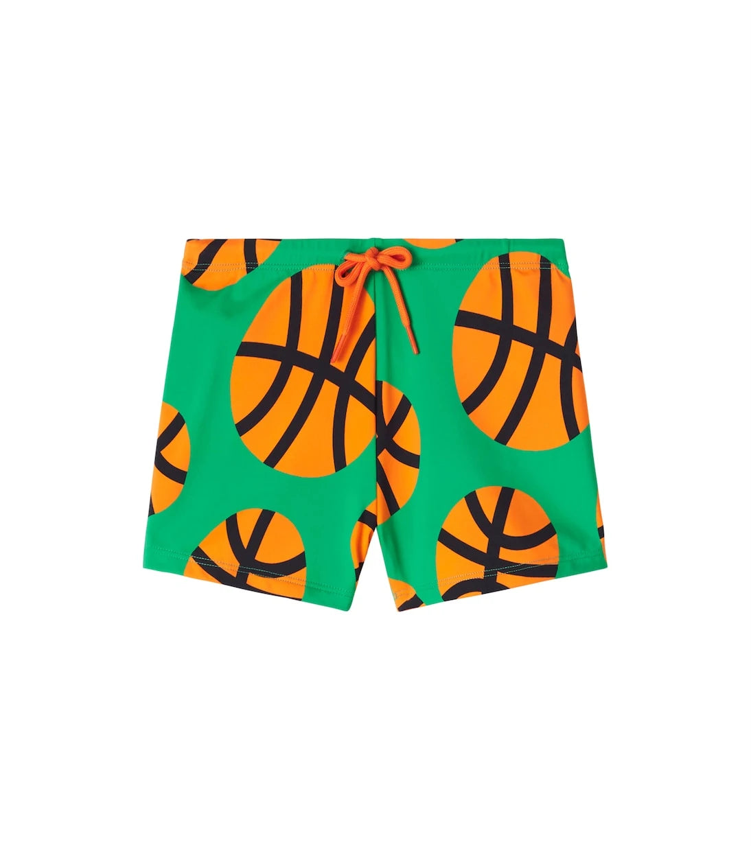 Stella McCartney Kids - Basketballs printed swim trunks