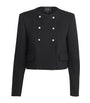 Black Cropped Spencer Jacket