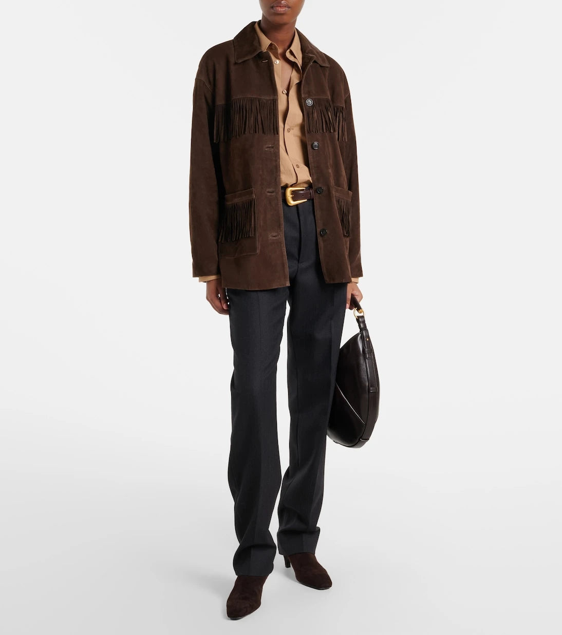 Nili Lotan - Foudre fringed suede jacket