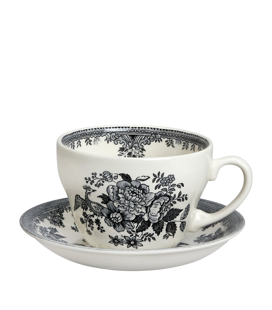 Burleigh Asiatic Pheasants Breakfast Cup and Saucer