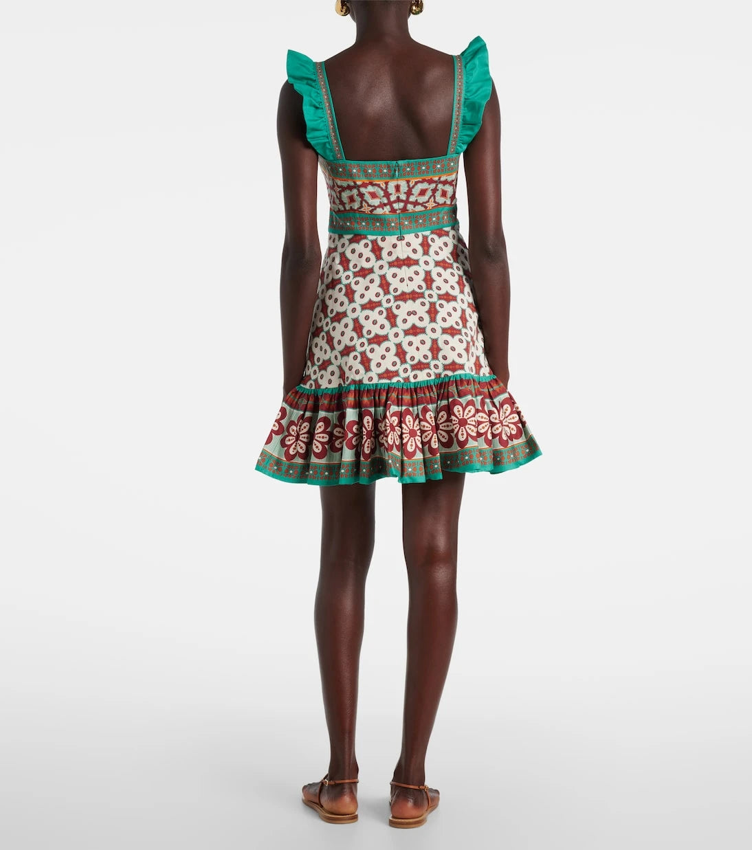 La DoubleJ - Mini Gingerbread printed minidress