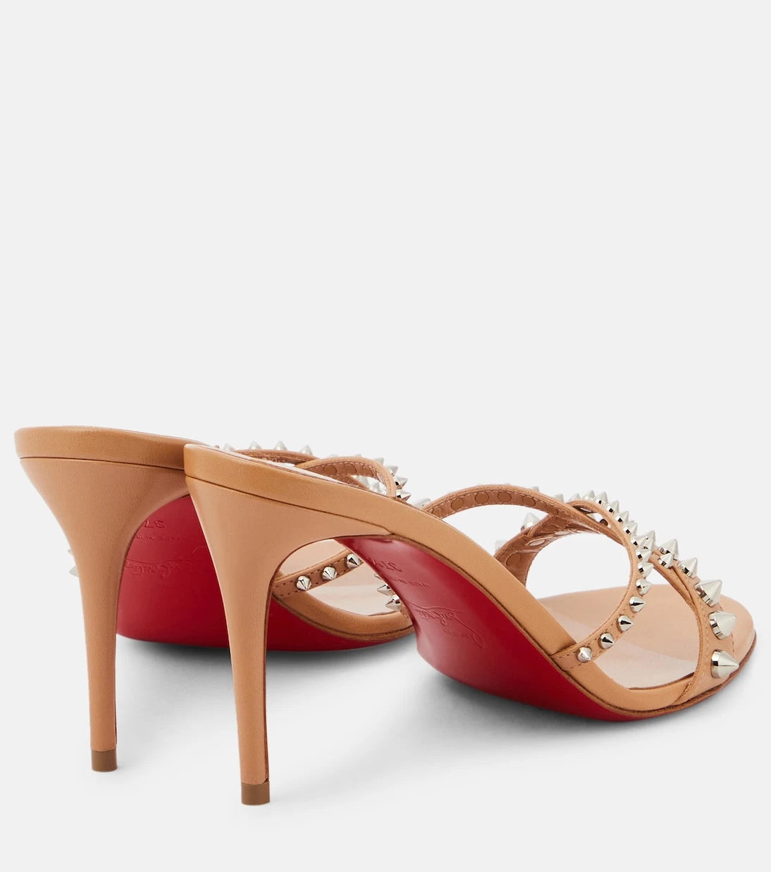 Christian Louboutin - Tatoosh 85 spiked leather mules