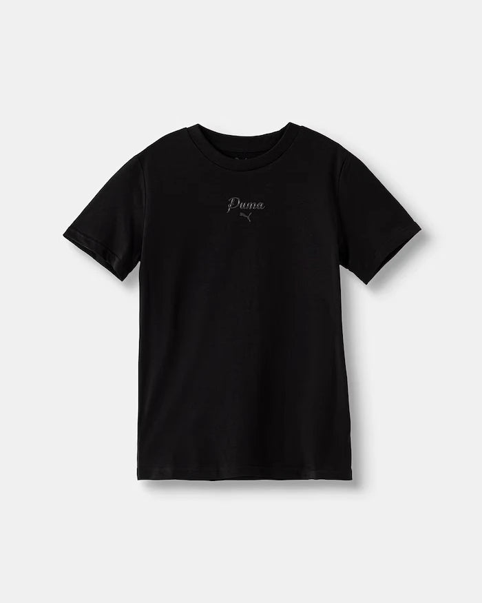 Puma çocuklar için pamuklu ESS SCRIPT Tee