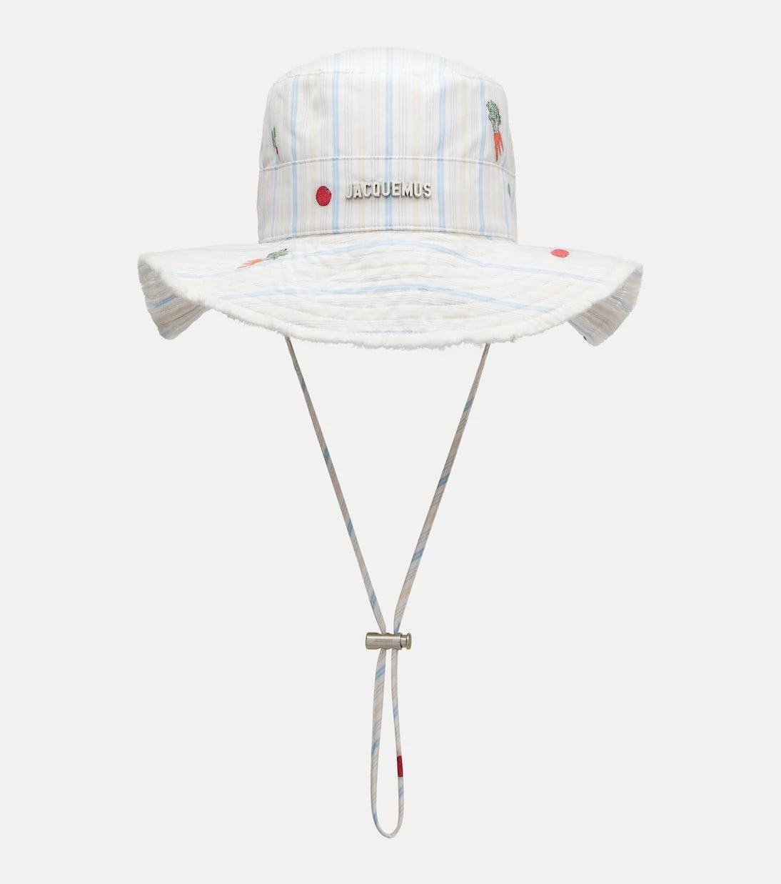 Jacquemus - Le Bob Artichaut striped cotton canvas bucket hat
