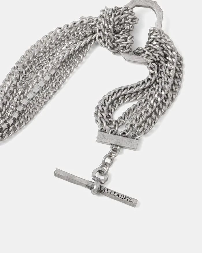 AllSaints Erkek Metal Bileklik