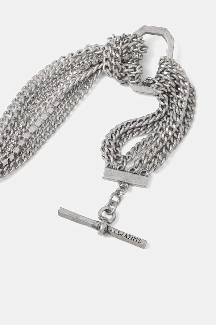 AllSaints Erkek Metal Bileklik