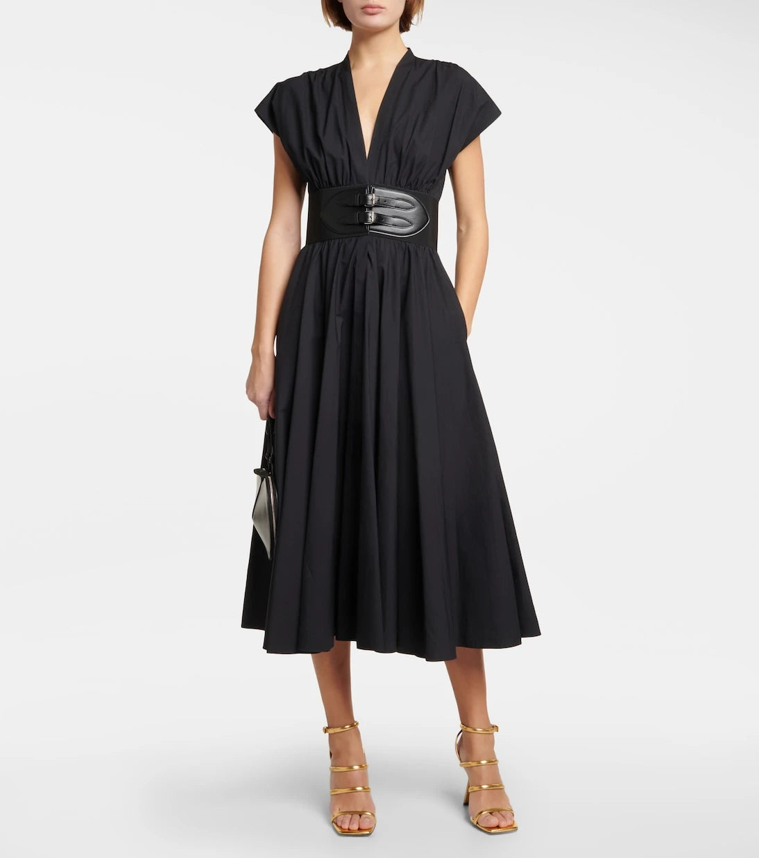 Alaïa - Perfo leather sandals