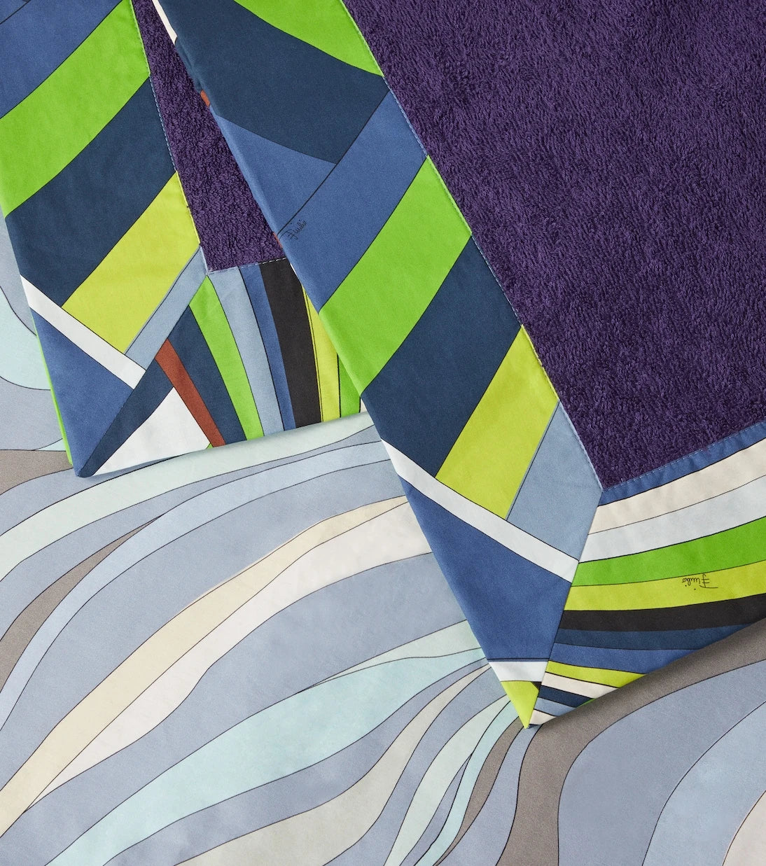 Pucci - Printed cotton beach towel