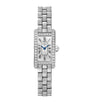 Mini White Gold and Diamond Tank Américaine Watch 15.2mm