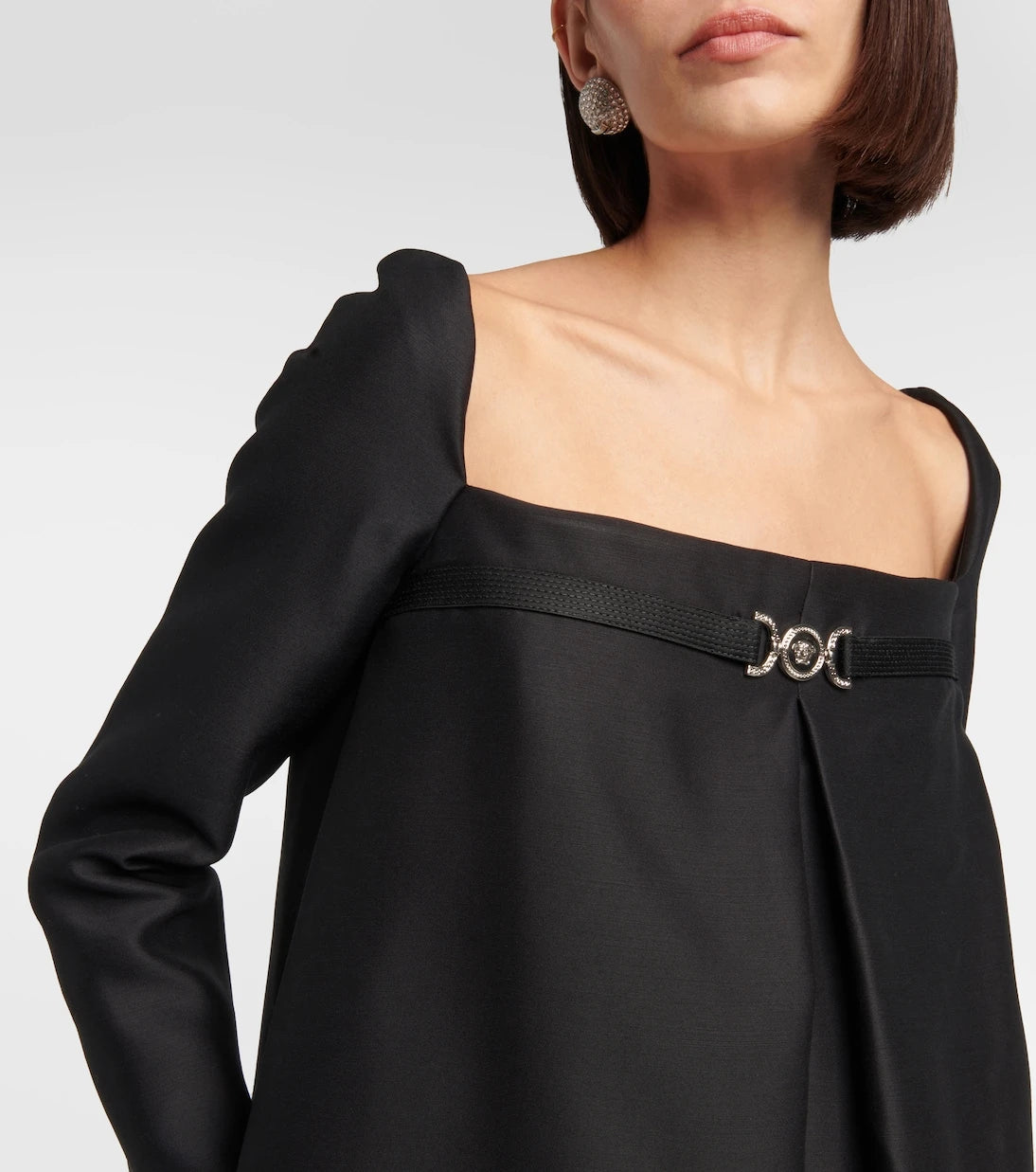 Versace - Medusa ’95 wool and silk minidress
