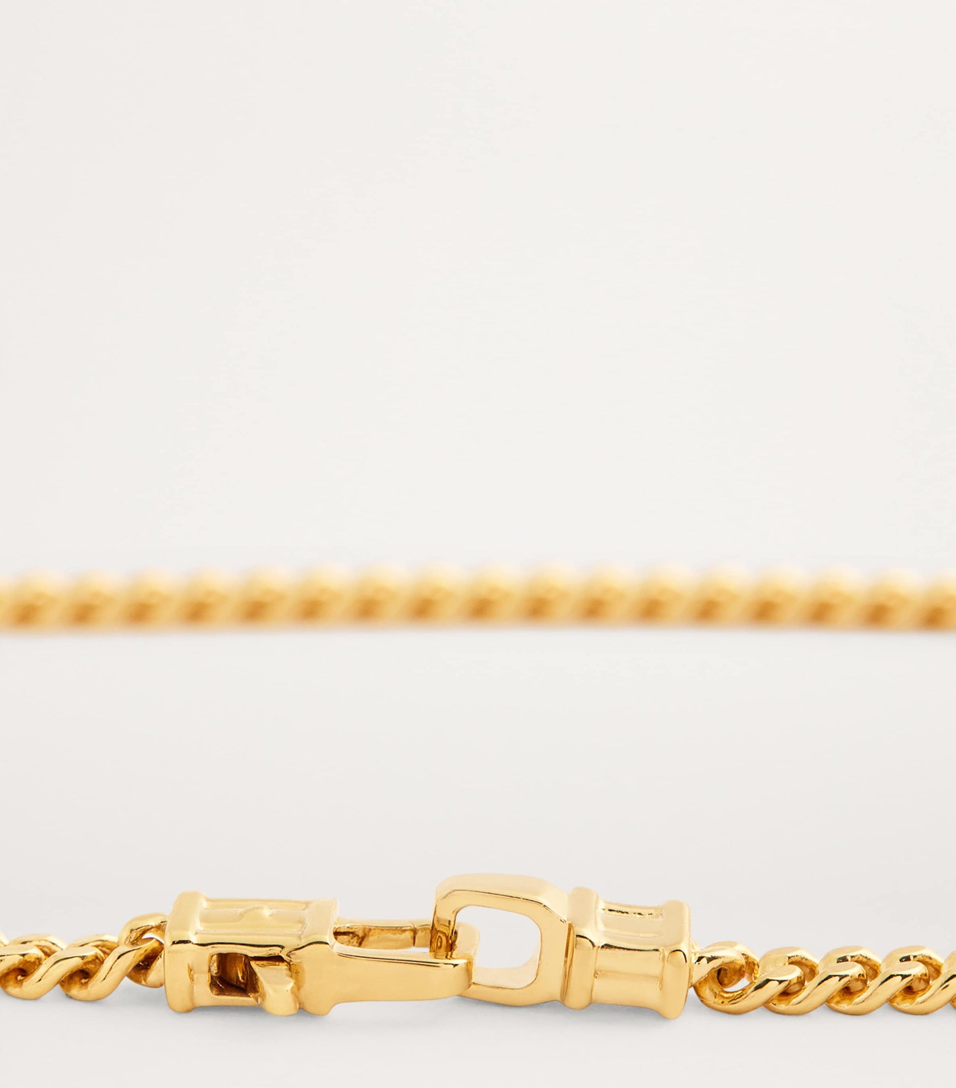 Medium Gold-Plated Curb Chain Bracelet