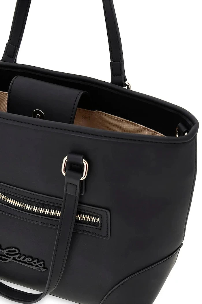 Guess çocuklar için suni deri alışveriş çantası
