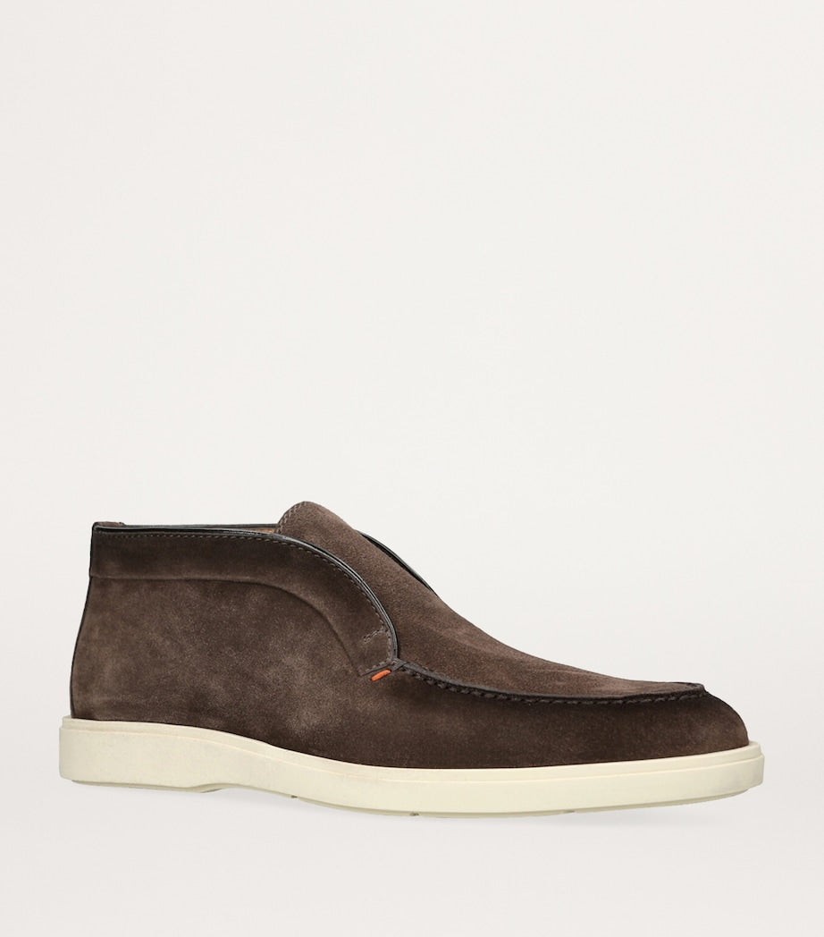 Suede Detroit High-Top Loafers