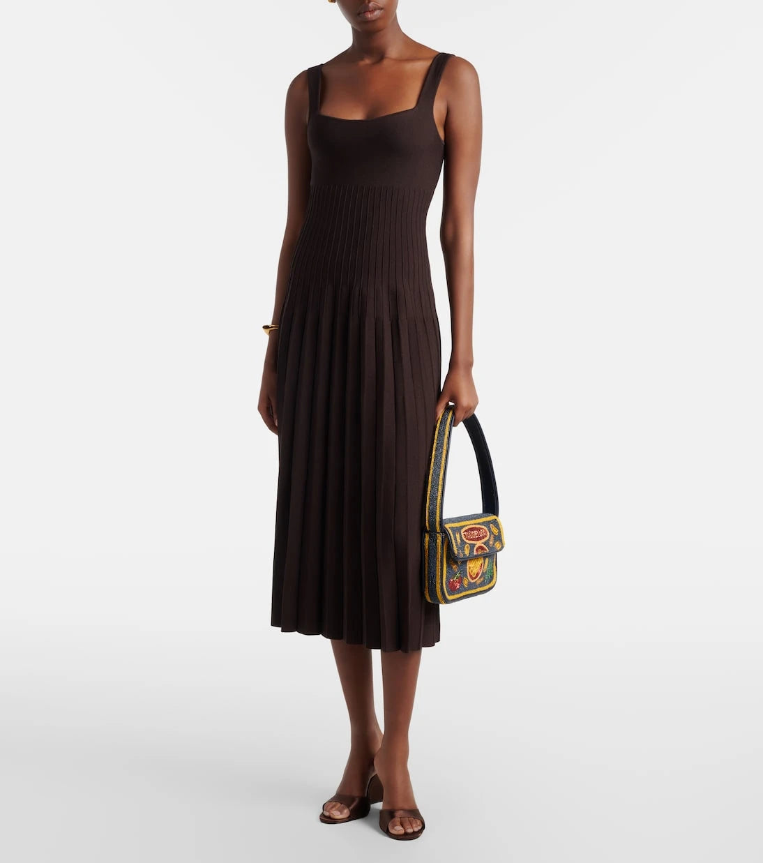 Staud - Tommy Small beaded shoulder bag