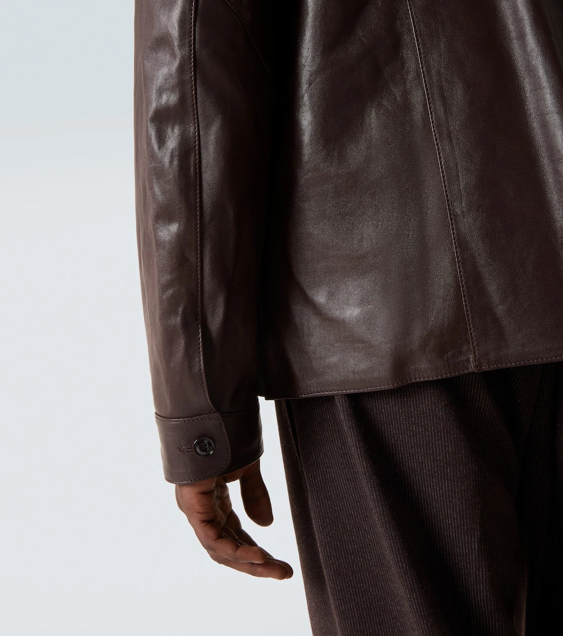 Our Legacy - Welding leather overshirt