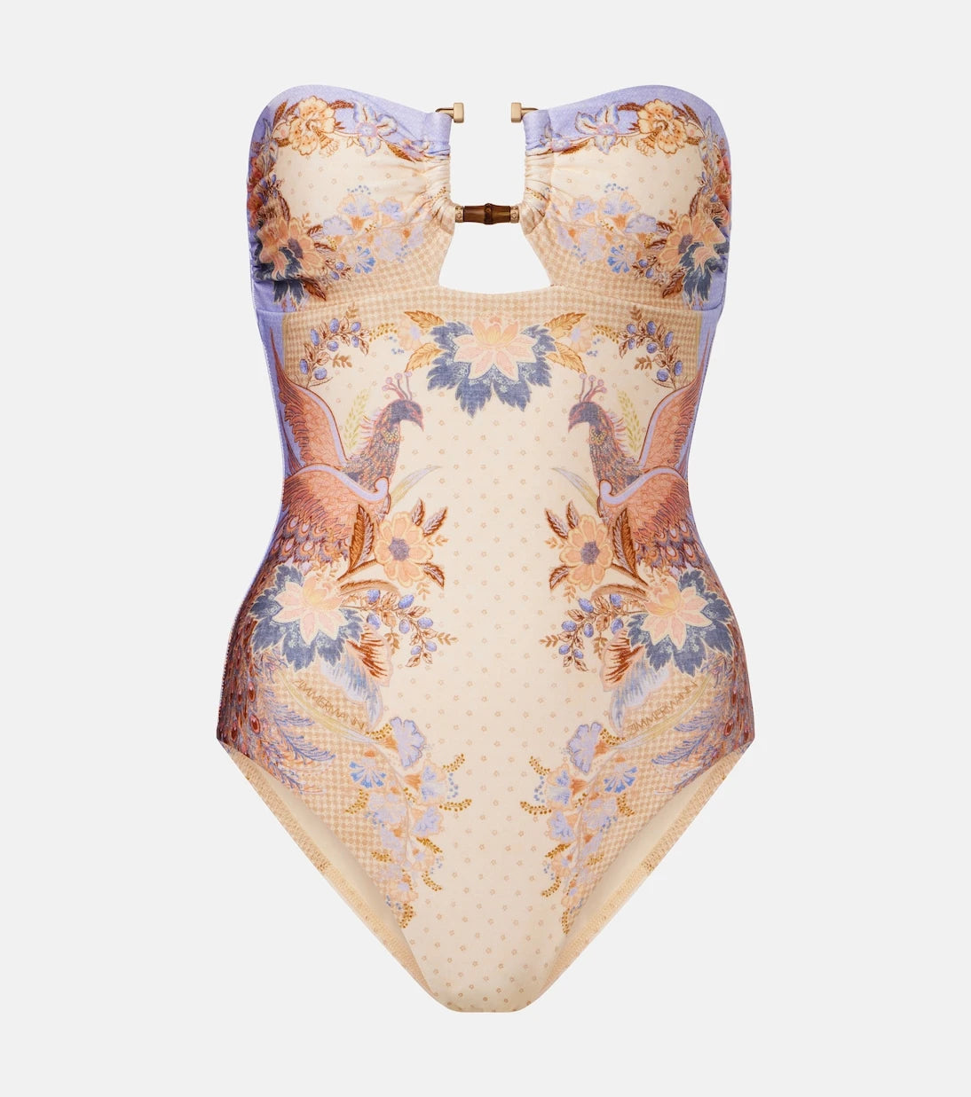 Zimmermann - Indra printed swimsuit
