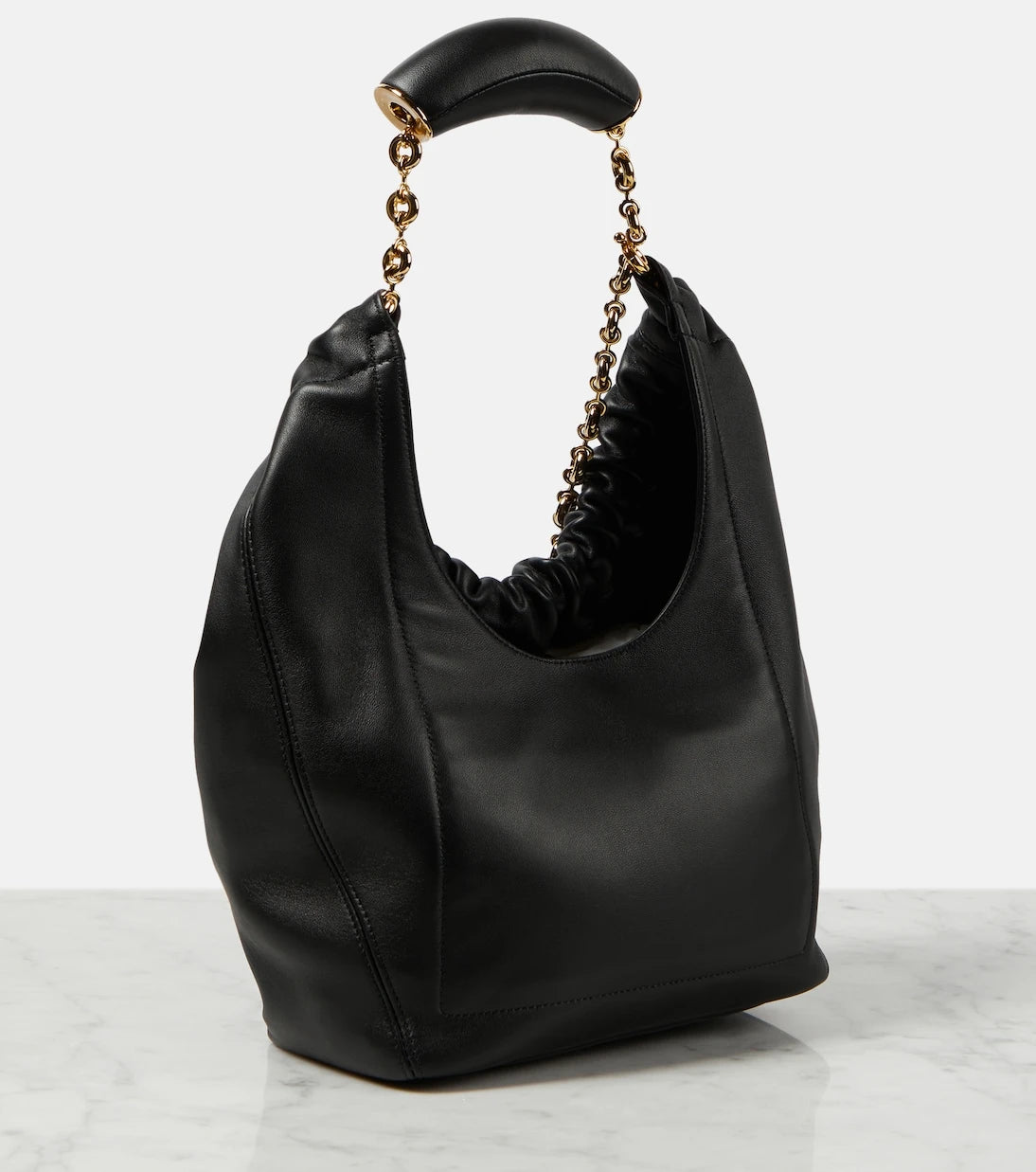 Loewe - Squeeze Small leather shoulder bag
