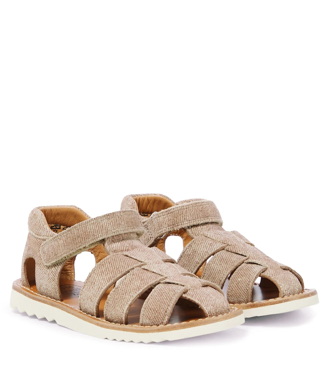 Pom d'Api - Waff Papy denim fisherman sandals
