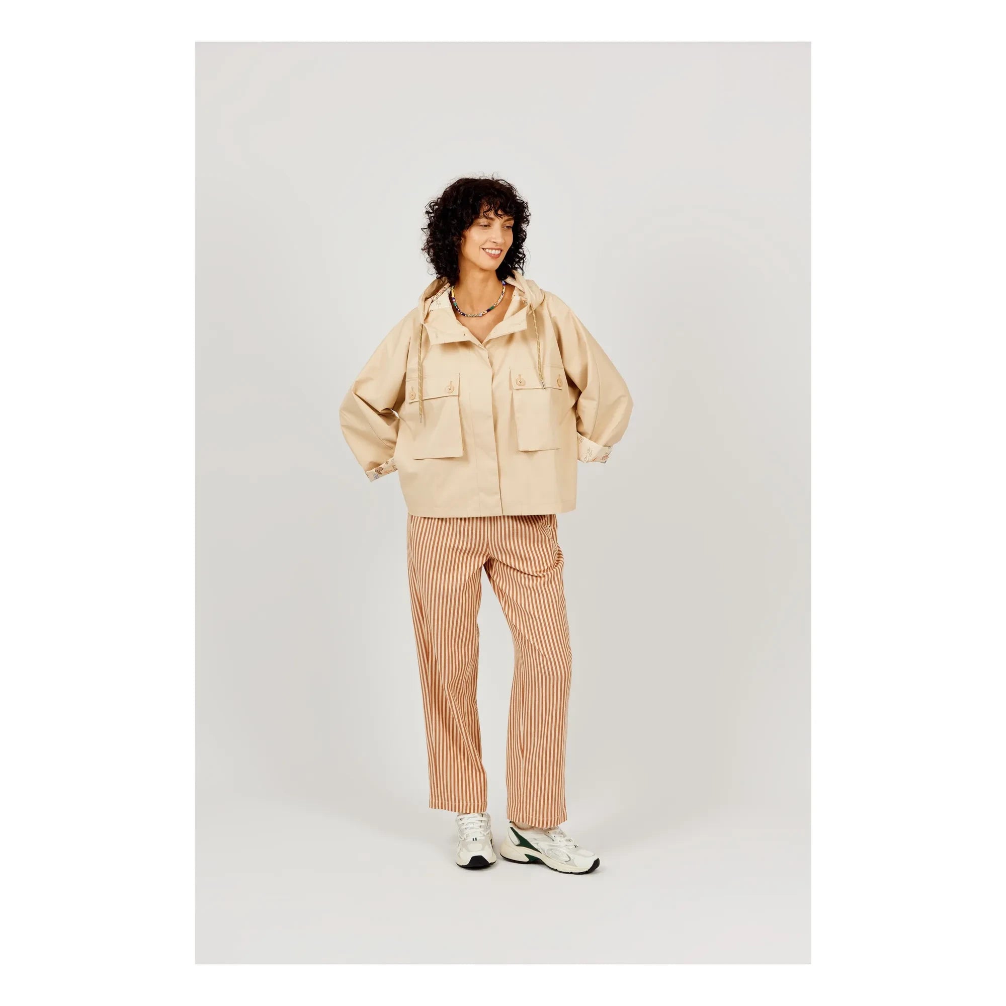 a.p - Hooded parka | Beige