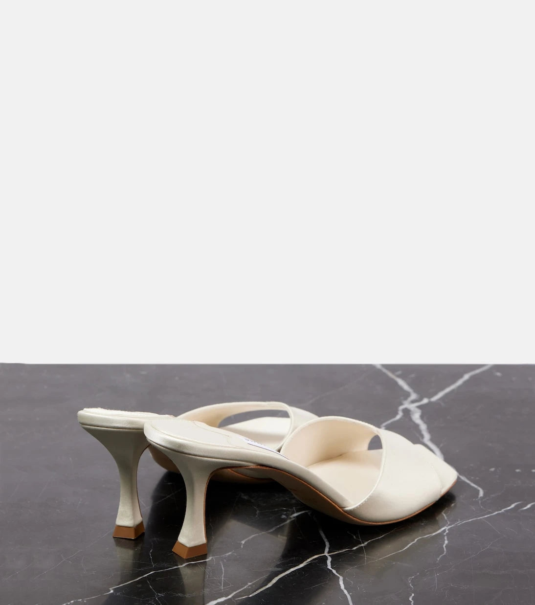 Jimmy Choo - Skye 70 satin mules