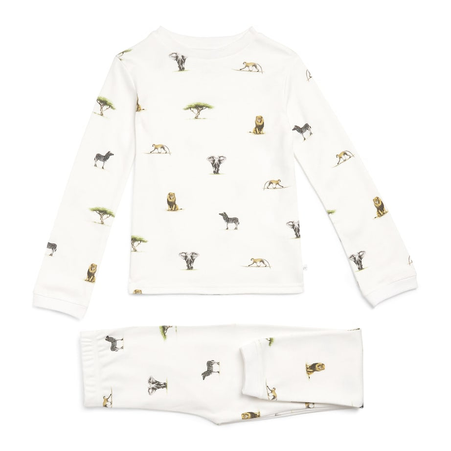Rosa & Blue Safari Pyjama Set (5-6 Years)
