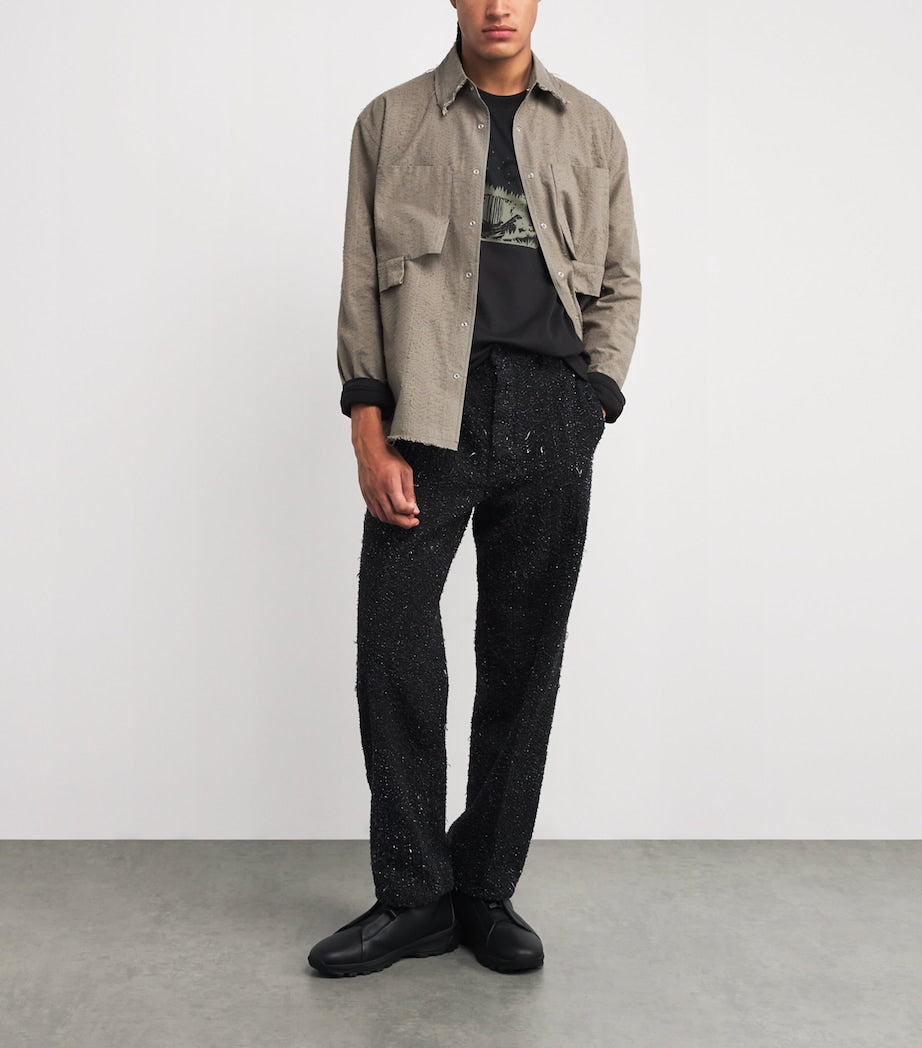 Moncler Organic Cotton Logo Long-Sleeve T-Shirt