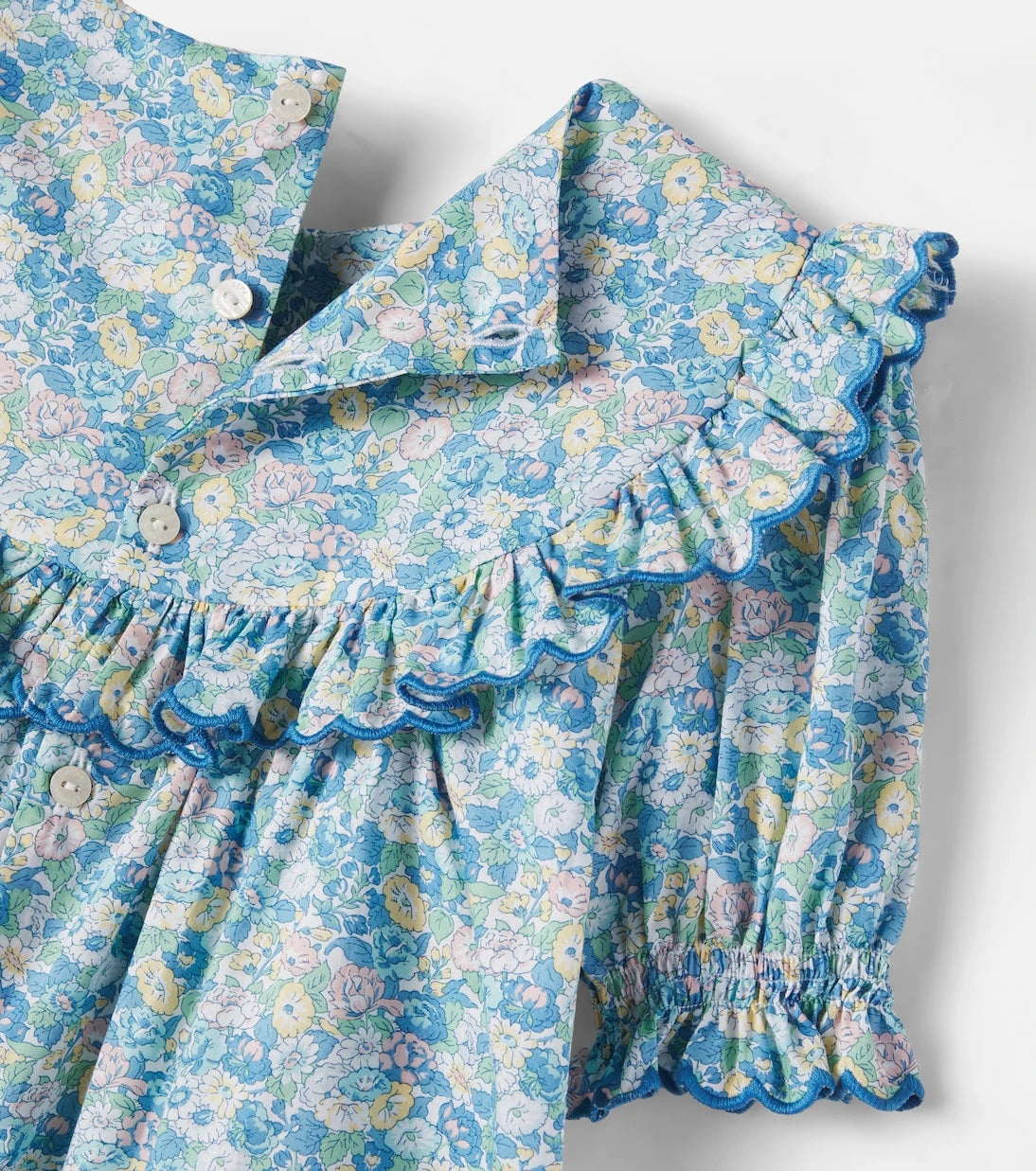 Pepa London - Leontyne ruffled floral cotton top
