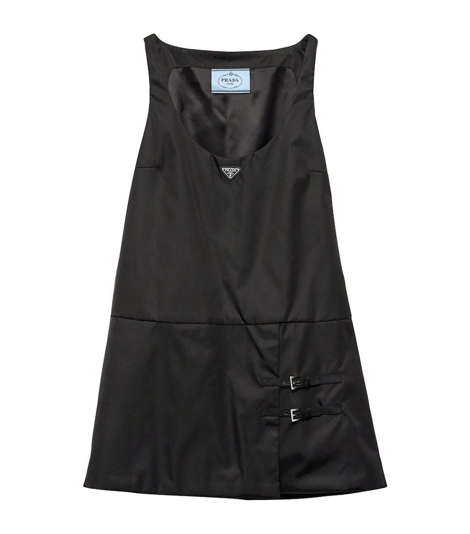 Prada Black Re-Nylon Mini Dress