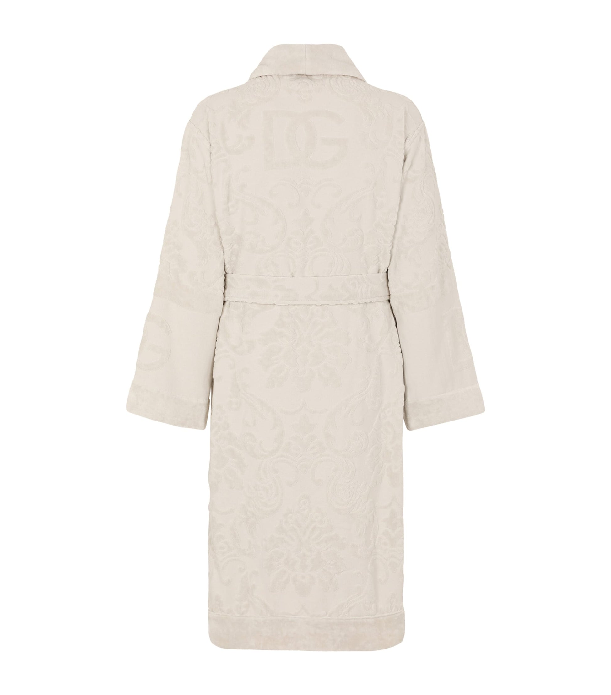 Dolce & Gabbana Casa Terry Cotton DG Logo Robe