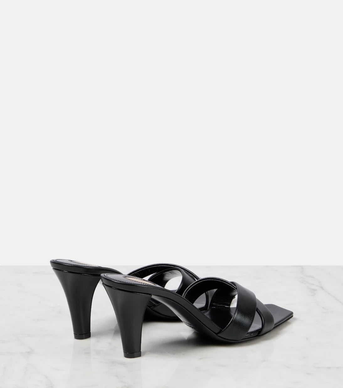 Saint Laurent - Jill 75 leather mules