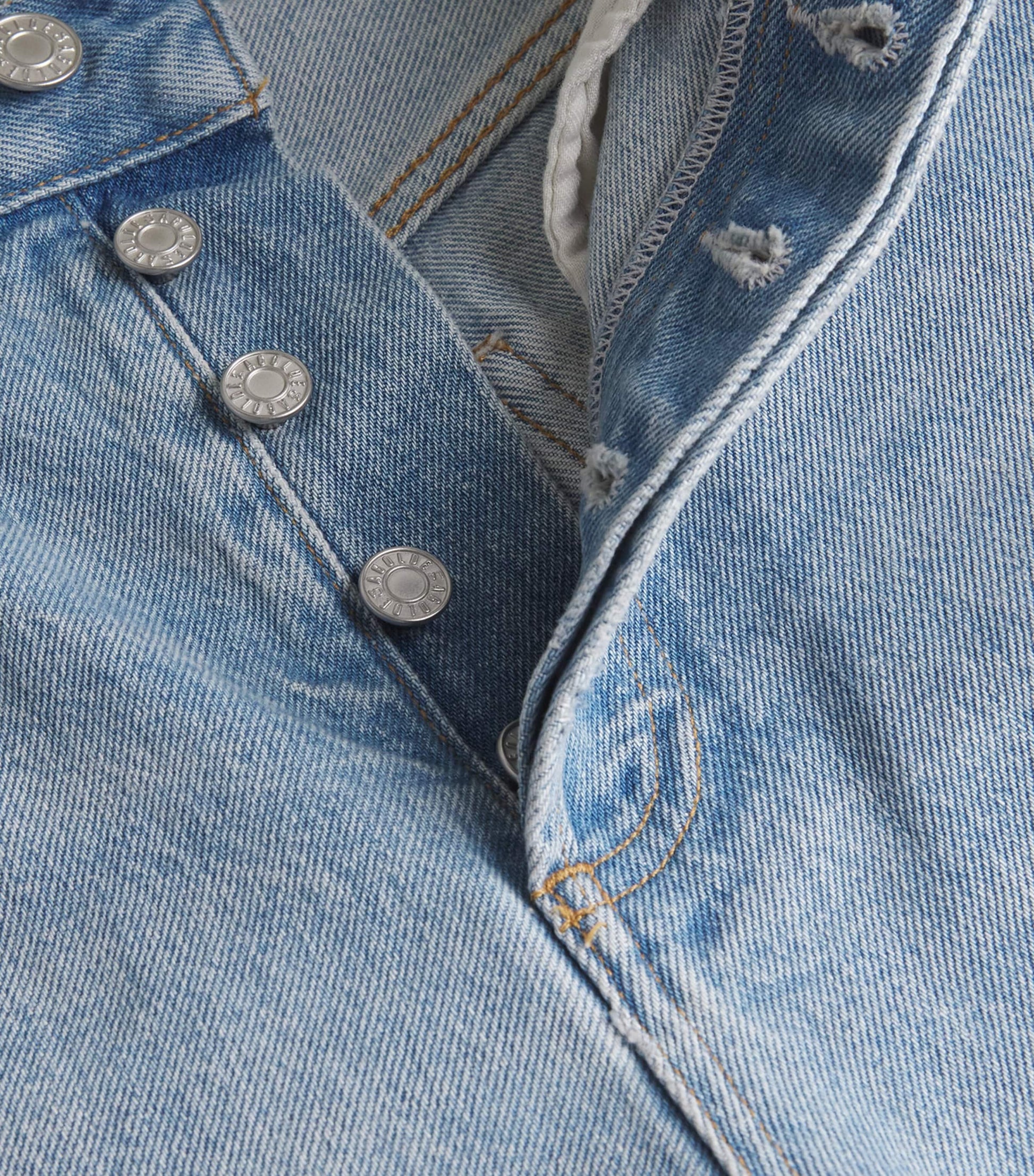 Blue Denim Dame Wide-Leg Shorts