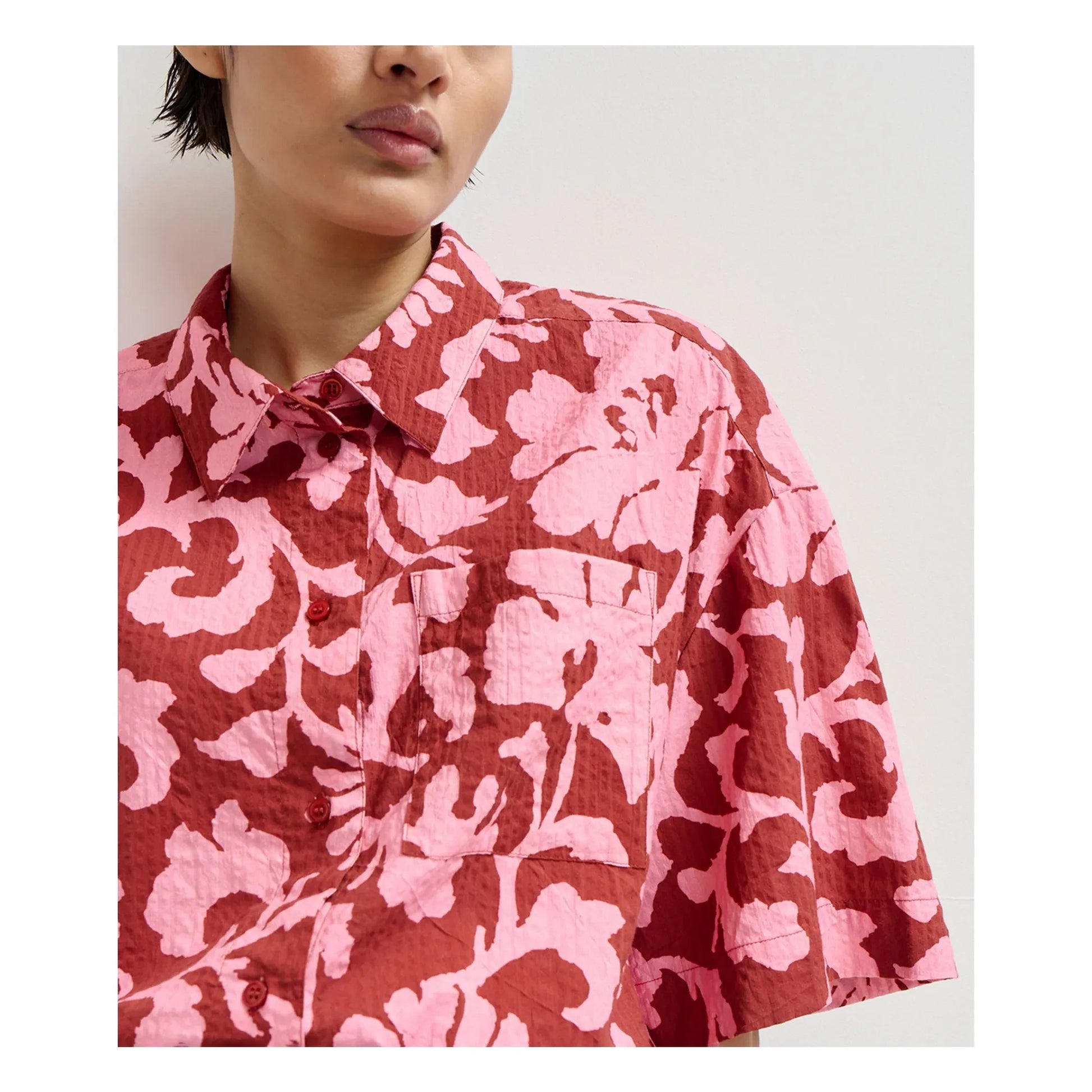 Essentiel Antwerp - Jommy Cotton shirt | Pink