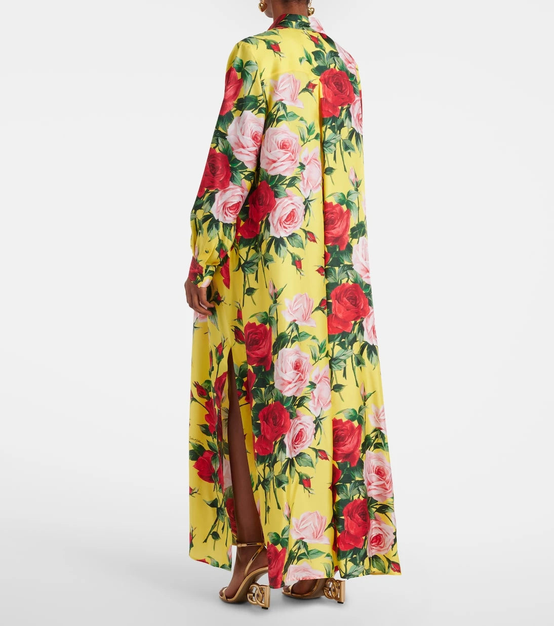 Dolce&Gabbana - Floral silk shirt dress