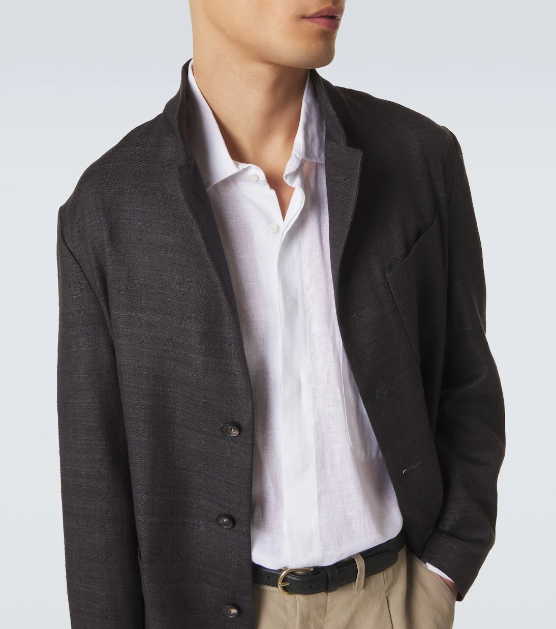 Saman Amel - Nehru silk jacket
