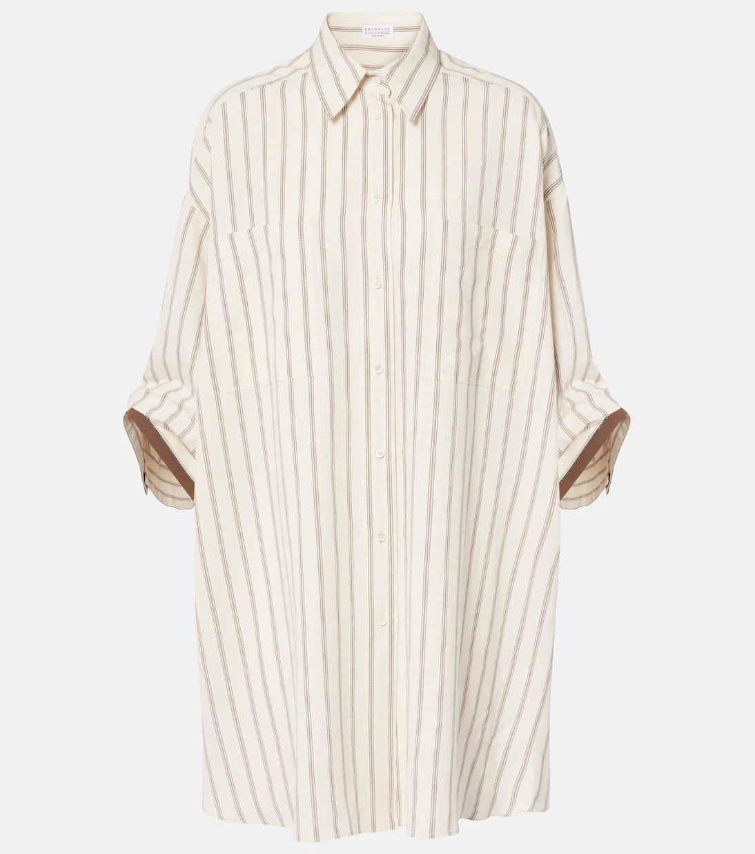 Brunello Cucinelli - Silk-blend shirt