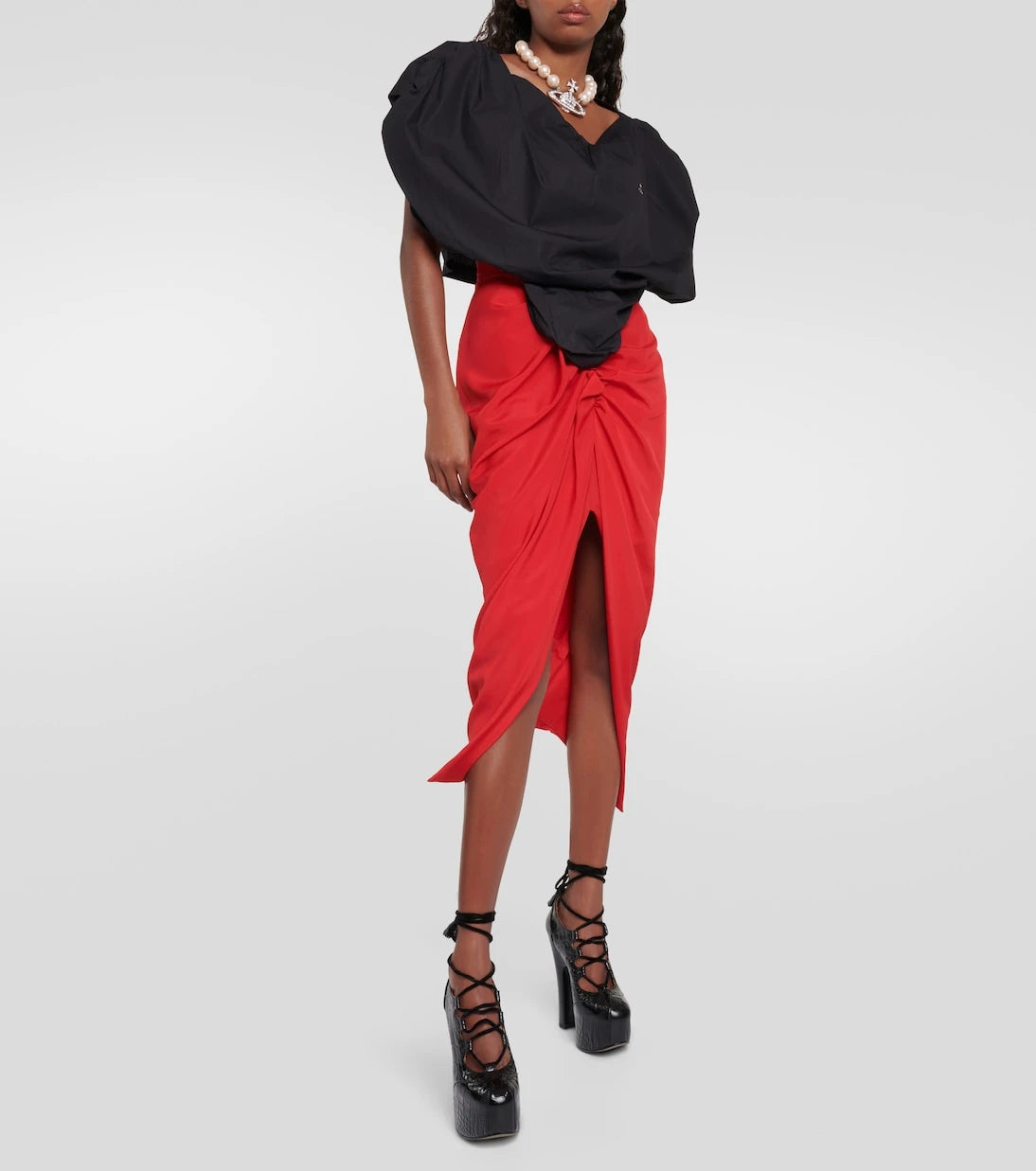 Vivienne Westwood - Heart cotton crop top